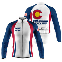 Load image into Gallery viewer, Colorado cycling jersey mens UPF50+ bike shirt CO cycling tops with pockets Colorado MTB BMX shirt| SLC241