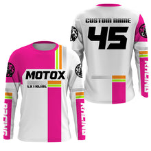 Load image into Gallery viewer, Extreme custom dirt bike riding jersey girls women UPF30+ motocross youth off-road shirt PDT268