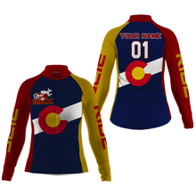 Load image into Gallery viewer, CO Flag Colorado BMX Men&amp;Women Cycling Jersey Custom Cyclist Shirt Bicycle Riders Cross Country Biking| NMS798