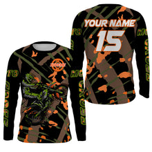 Load image into Gallery viewer, Camo Motocross racing jersey kid men women UPF30+ personalized dirt bike off-road motorcycle PDT58