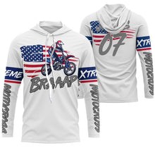 Load image into Gallery viewer, Kid&amp;Adult custom Motocross jersey American Flag AntiUV Brap dirt bike Extreme MX racing motorcycle| NMS918