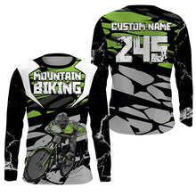 Load image into Gallery viewer, Mountain biking jersey kids youth UPF30+ MTB shirt boys girls cycling jersey mens downhill clothes| SLC255