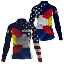 Load image into Gallery viewer, Colorado men/women cycling jersey with 3 pockets American bike shirt UPF50+ mountain bike BMX gear| SLC170