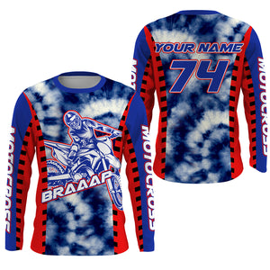 Custom racing jersey for Motocross UPF30+ MX youth kid adult shirt biker off-road motorcycle PDT81