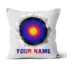 Load image into Gallery viewer, Personalized 3D Target Archery Throw Pillow Custom Pillow Archery Gifts VHM0876