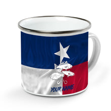 Load image into Gallery viewer, Texas slam redfish, trout, flounder custom campfire mugs, personalized fishing mugs for fisherman D02 NQS1316