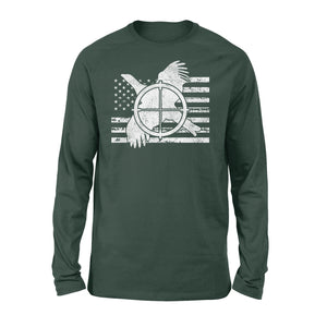 Grouse Hunter American Flag Hunting Long sleeve - FSD1124