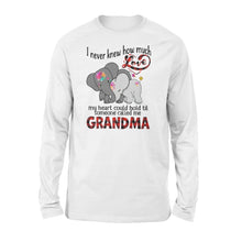 Load image into Gallery viewer, Love grandma, grandmother &#39;s shirt, gift  for grandma NQS779 D03 - Standard Long Sleeve