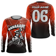 Load image into Gallery viewer, Personalized Motocross Jersey UPF30+ Brap Kid Adult MX Racing Off-road Dirt Bike Shirt NMS1198