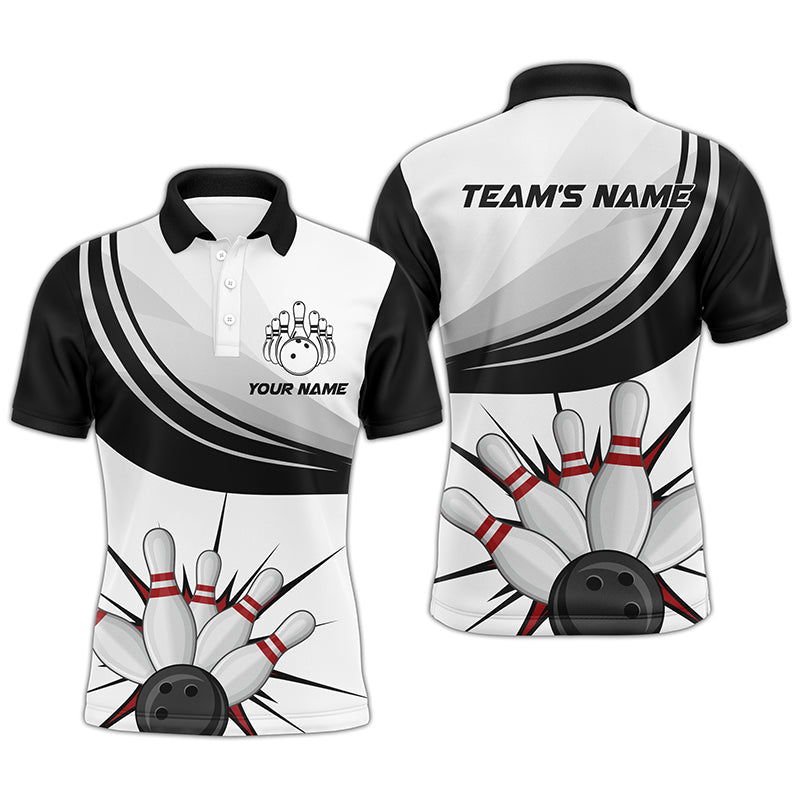 Custom Bowling Shirts for Men - Eagles Short Sleeve Bowling Team Shirts for Men - Men's Customized American Flag Designer Bowling Shirt for Men