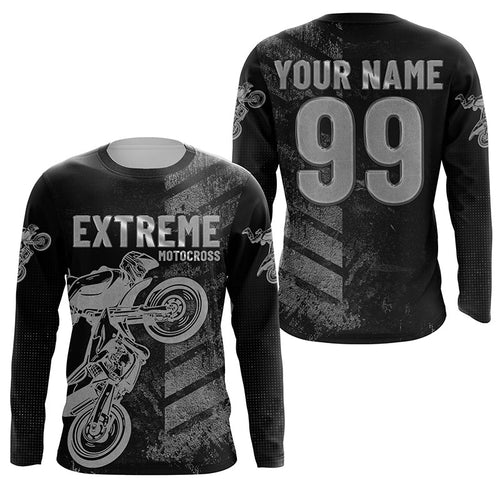 Jersey for Motocross youth men women UPF30+ personalized MX racing extreme dirt bike off-road shirt PDT231