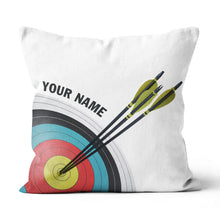 Load image into Gallery viewer, Personalized Archery 3d Target Pillow Best Custom Throw Pillows Gifts TDM0746