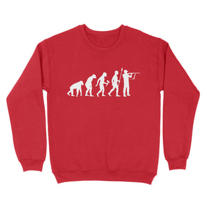 Hunting evolution, hunting gift for men sweatshirt TAD02