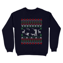 Load image into Gallery viewer, Duck Hunting Ugly Christmas Shirt gifts for hunters | Sweatshirt FSD3523D02