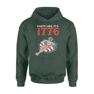 Women's USA Patriotic party like it's 1776 - Standard Hoodie