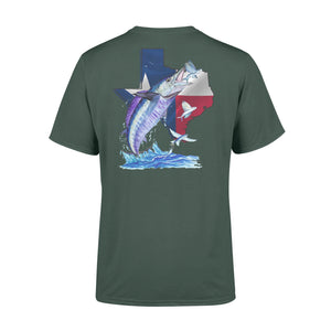 Wahoo season Texas wahoo saltwater fishing - Standard T-shirt
