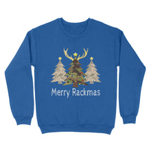 Load image into Gallery viewer, Deer, Elk, Moose hunting Merry Rackmas hunting gift for men Sweatshirt TAD02