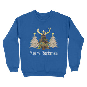 Deer, Elk, Moose hunting Merry Rackmas hunting gift for men Sweatshirt TAD02