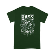 Load image into Gallery viewer, T-Shirt - - Bass hunter fishing shirt gift for fisherman A56