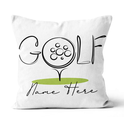 Golf Icon Custom Name Golf Pillow Personalized Cool Golfing Gifts LDT1208