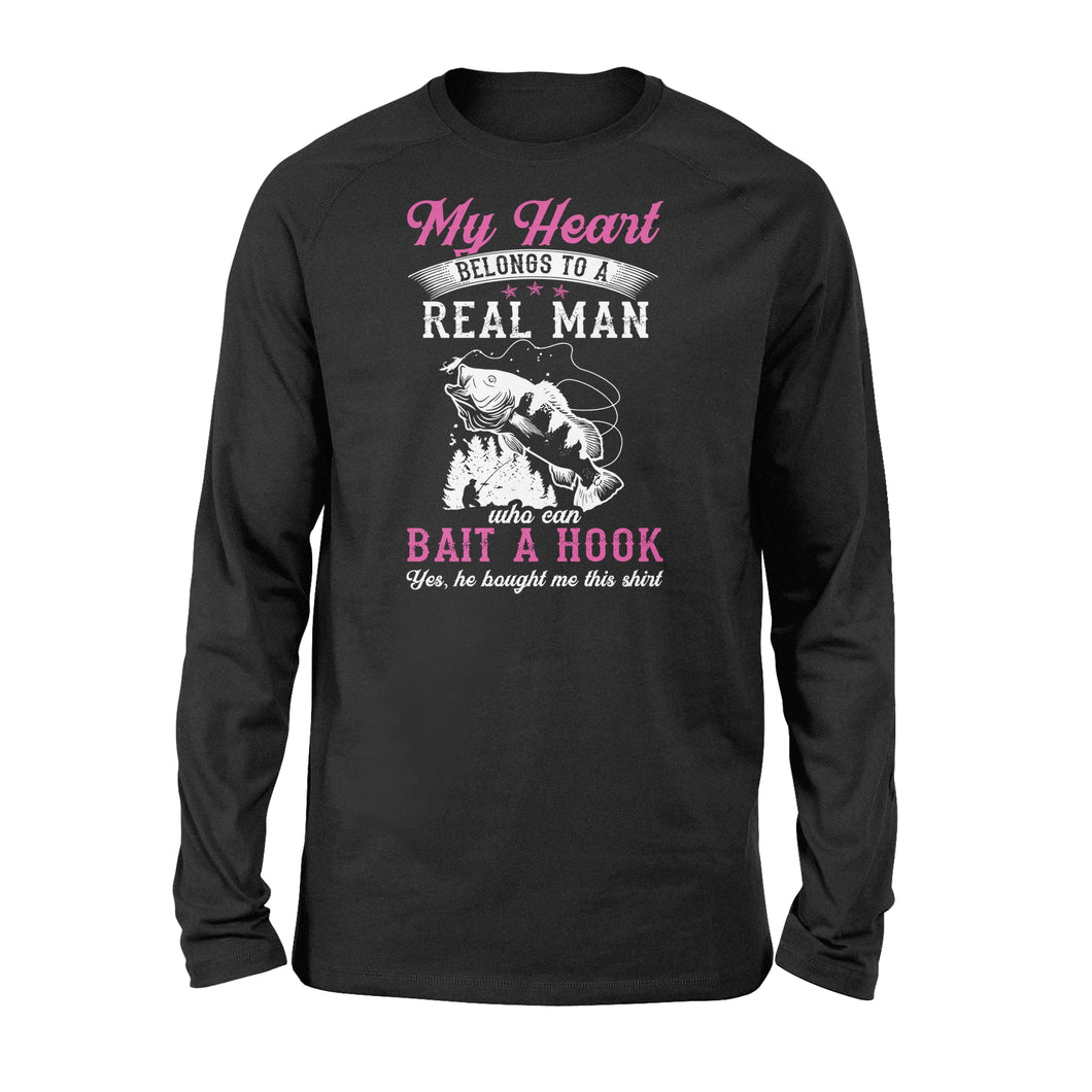 Beautiful thoughtful gift Long sleeve shirt for your fisherwomen - 