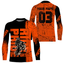 Load image into Gallery viewer, Ride With Pride Personalized Motocross Jersey UPF30+ Kid Adult MX Racing Shirt Dirt Bike NMS1191