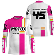 Load image into Gallery viewer, Extreme custom dirt bike riding jersey girls women UPF30+ motocross youth off-road shirt PDT268