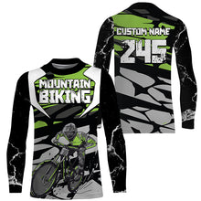 Load image into Gallery viewer, Mountain biking jersey kids youth UPF30+ MTB shirt boys girls cycling jersey mens downhill clothes| SLC255