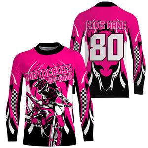 MX racing jersey girl women Motocross off-road youth UV dirt bike riding long sleeves motorcycle PDT232