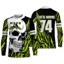 Load image into Gallery viewer, Skull MotoX Jersey Personalized Motocross UV Protective Dirt Bike Racing Motorcycle Racewear NMS1210