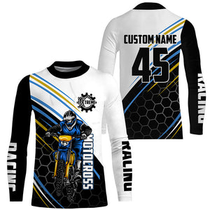 Men women kid dirt bike jersey custom Motocross extreme UPF30+ MX racing shirt motorcycle off-road PDT316