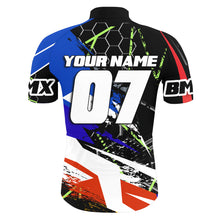 Load image into Gallery viewer, Custom BMX Cycling Jersey Mens Long&amp;Short Sleeve Full Zipper Bicycle Motocross Road Moutain Biking| NMS783