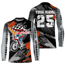 Load image into Gallery viewer, Extreme Motocross racing jersey UPF30+ personalized men women kids bikers dirt bike long sleeves NMS1080