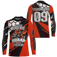 Load image into Gallery viewer, Weekend Forecast Brap Personalized Motocross Jersey UPF30+ Kid Adult Dirt Bike MX Racing Shirt NMS1225