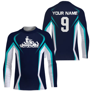 Motocross Personalized Jersey UPF30+ Kid Adult Dirt Bike MX Enduro Racing Long Sleeves NMS1109