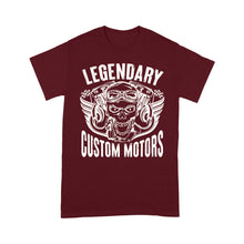 Load image into Gallery viewer, Motorcycle Men T-shirt - Legendary Custom Motors, Motocross Off-road Racing Tee Shirt| NMS143