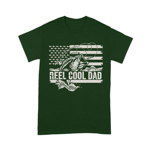 Reel Cool Dad American flag shirt, Perfect Father's Day Gifts for Fisherman D01 NQS1213 - Standard T-shirt