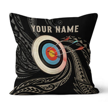 Load image into Gallery viewer, Personalized Archery 3d Target Tribal Pattern Pillow, Best Pillows Gifts TDM0785