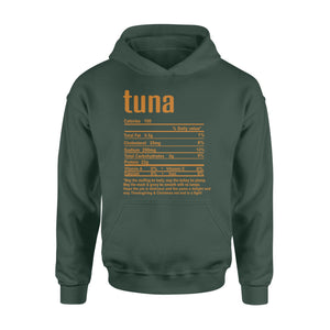 Tuna nutritional facts happy thanksgiving funny shirts - Standard Hoodie