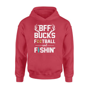 BFF bucks football and fishing - Standard Hoodie