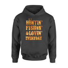 Load image into Gallery viewer, Hunting Fishing Loving Everyday Hoodie Shirt Orange Camo - SPH95