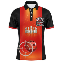 Load image into Gallery viewer, Personalized Men Polo Bowling Shirt, Strike Kinda Busy Right Now, Short Sleeves Bowlers Jersey NBP38