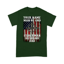 Load image into Gallery viewer, Fisherman - Man of God personalized gift T-Shirt