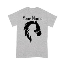 Load image into Gallery viewer, Customized name horse gifts for girls, Horse Shirt, Equestrian Gifts, Equestrian Shirt, Horse Girl, Horse Gifts,D03 NQS2681 Standard T-Shirt