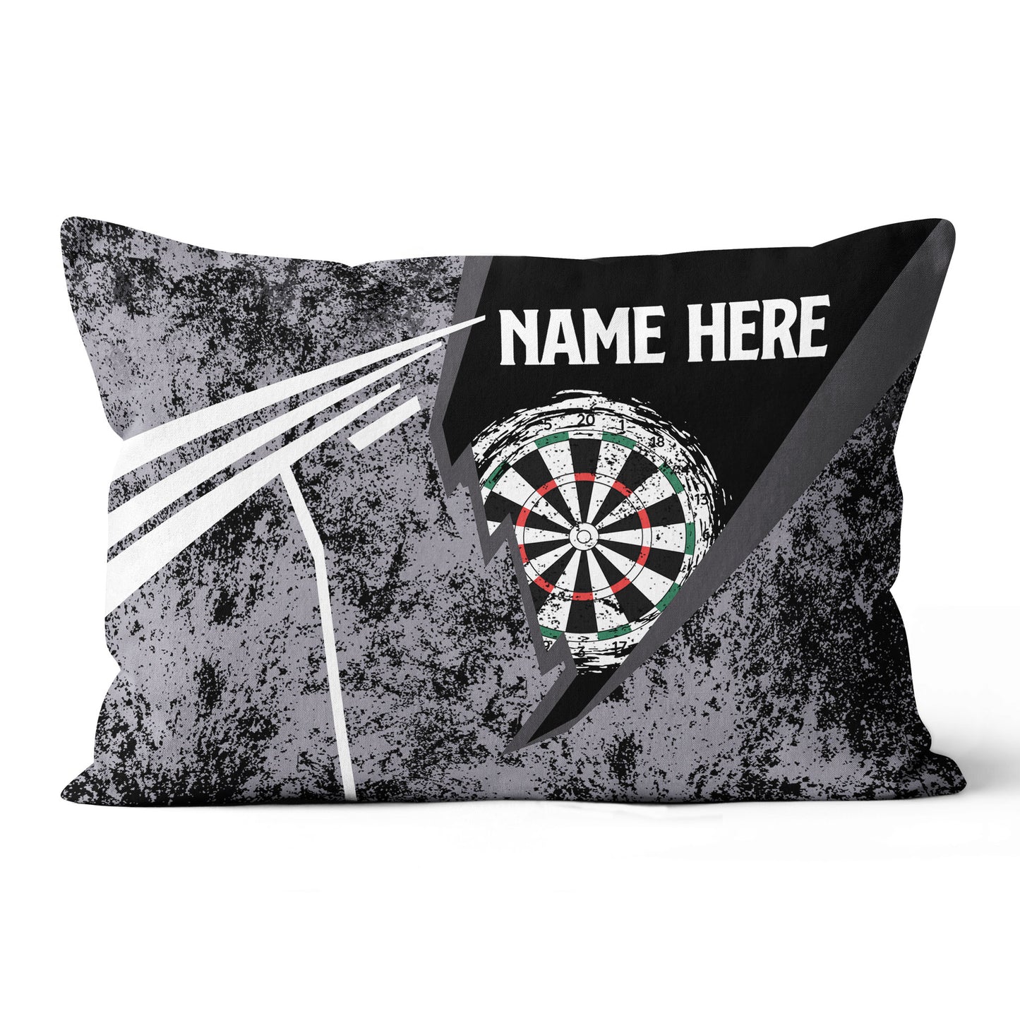 Grunge Retro Custom Darts Pillow Personalized Dart Gifts For Dart Player LDT1182