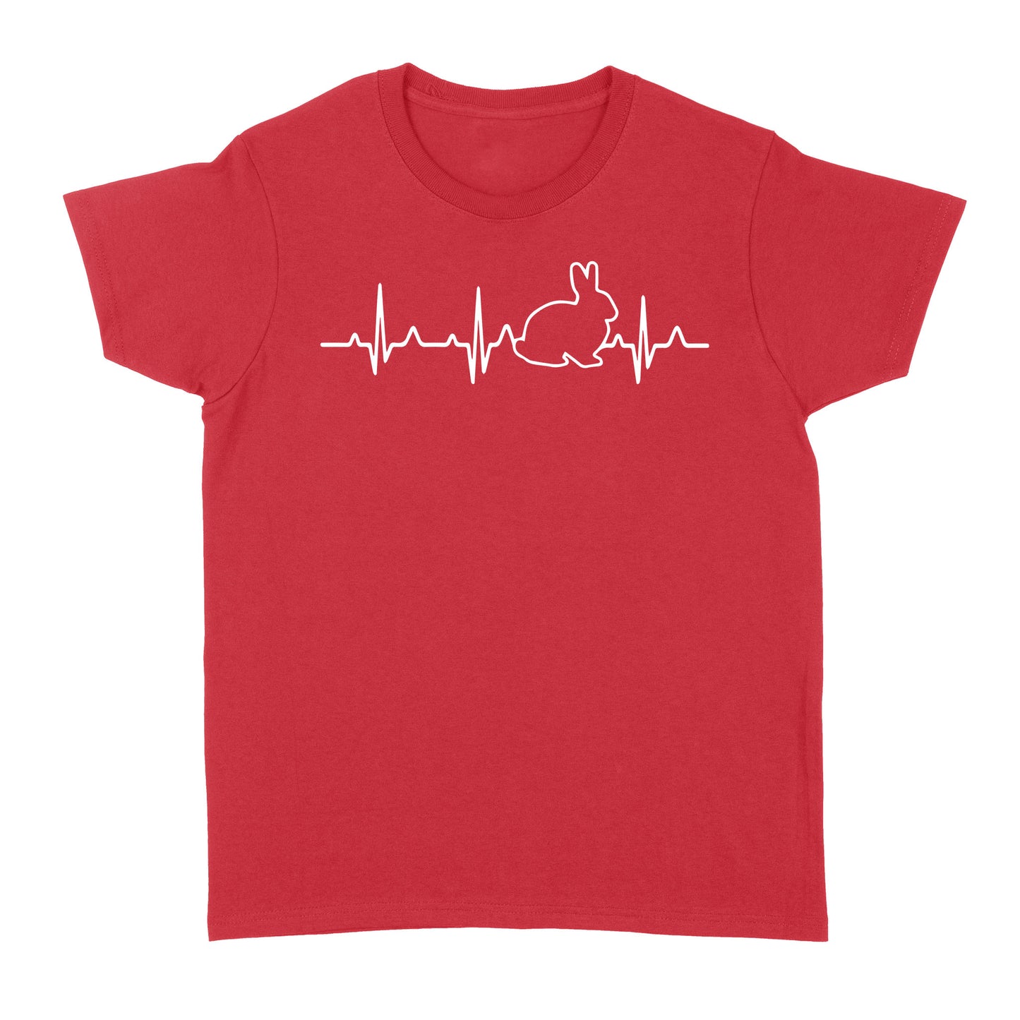 Rabbit Pulse Heartbeat Men Women's T-Shirt Bunny Shirt, Bunny Rabbit Shirt - FSD1378D03