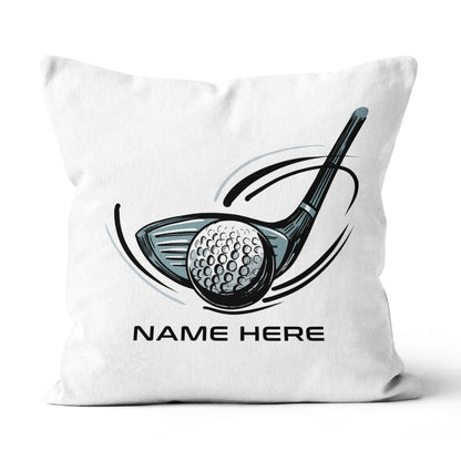 Golf Putter And Ball Custom Golf Throw Pillow Personalized Golfing Gifts LDT1207
