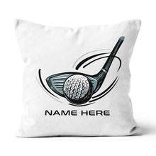 Load image into Gallery viewer, Golf Putter And Ball Custom Golf Throw Pillow Personalized Golfing Gifts LDT1207