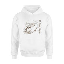 Load image into Gallery viewer, Walleye fishing camo personalized walleye fishing tattoo shirt perfect gift - Standard Hoodie