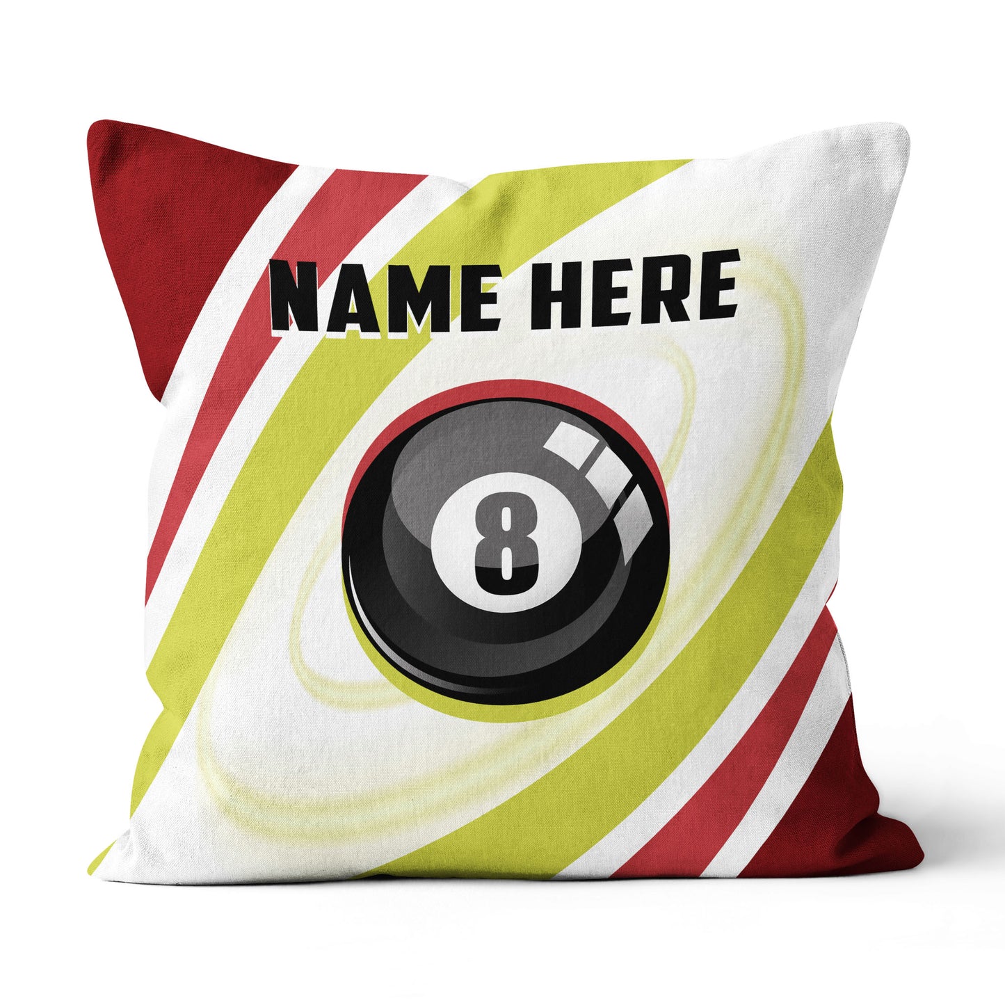 Personalized Red Green 8 Ball Billiard Pillow Custom Best Billiard Gifts VHM0928